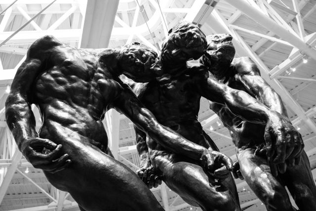 "Les Trois Ombres" (The Three Shades), by Auguste Rodin, at the Museo Soumaya in Mexico City.