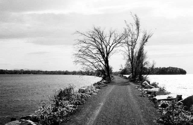 The Island Line Trail on Lake Champlain, VT.