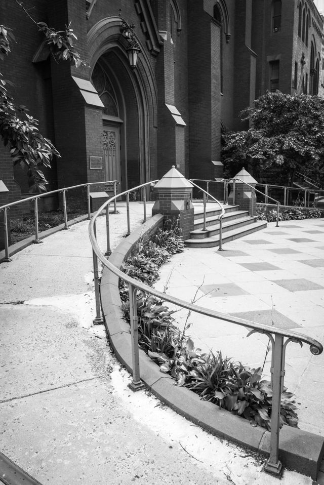 A ramp at the Cavalry Baptist Church in Washington, DC.