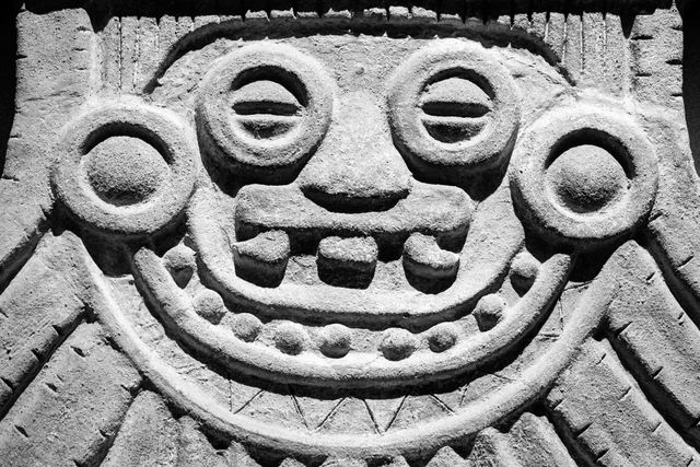 Tlaloc, Aztec god of the rains.