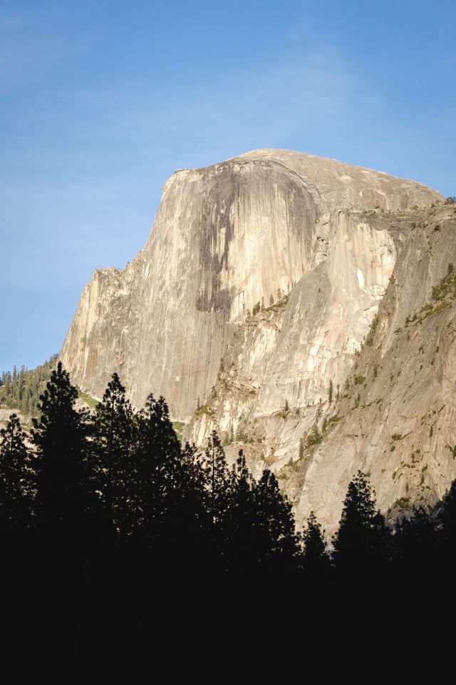 Half Dome at the golden hour.