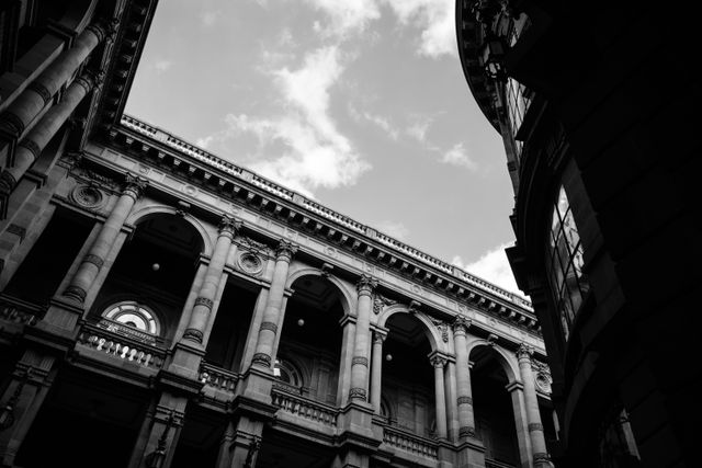 Interior courtyard of the National Museum of Art in Mexico City.