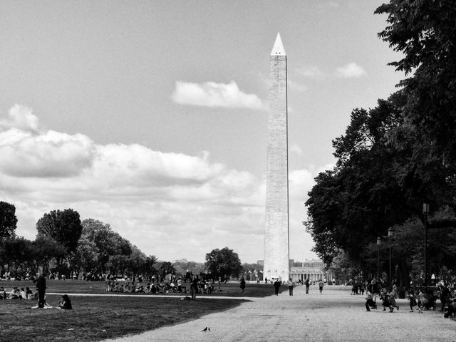 The Washington Monument, from the National Mall.